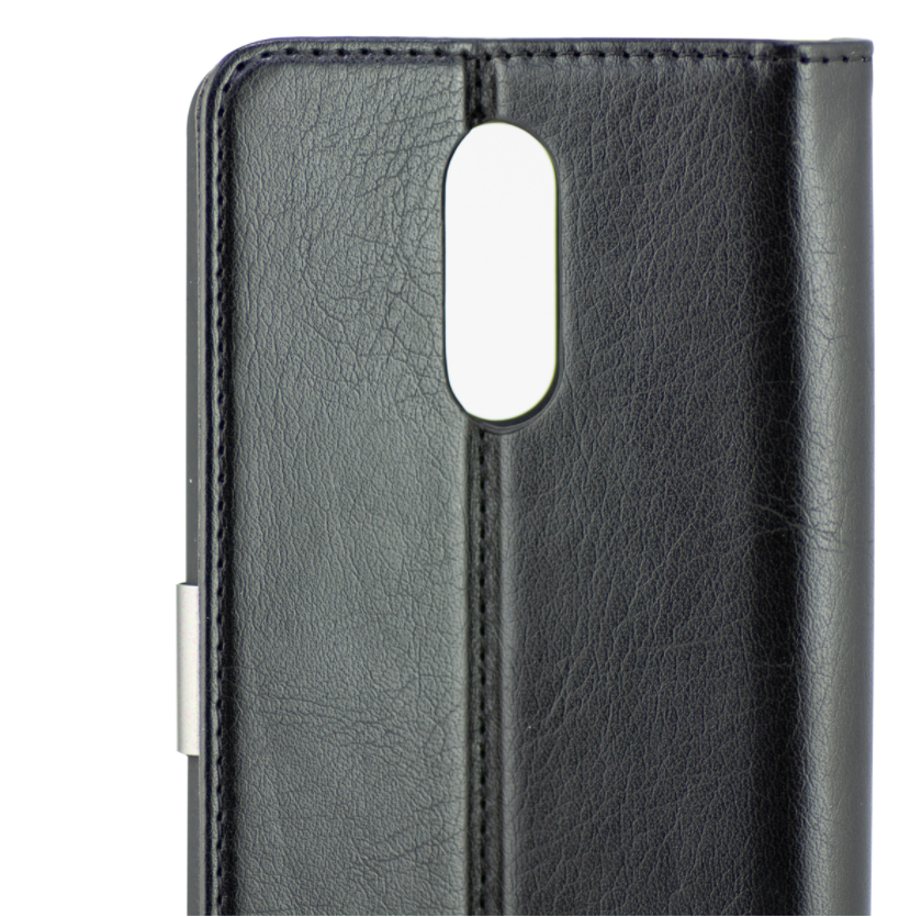 Funda libro - KSIX Standing folio case, Para LG K9, Polipiel, Negro