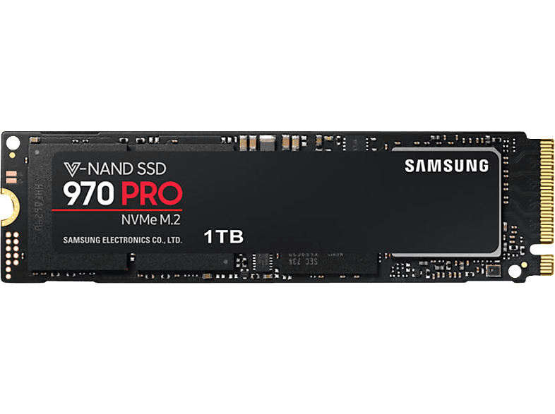 Disco duro SSD de 1 TB - Samsung SSD 970 PRO, 2.5", 3500 MB/s, 2700 MB/s, Interfaz SATA 6 GB/s