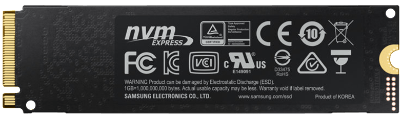 Disco duro SSD de 1 TB - Samsung SSD 970 PRO, 2.5", 3500 MB/s, 2700 MB/s, Interfaz SATA 6 GB/s