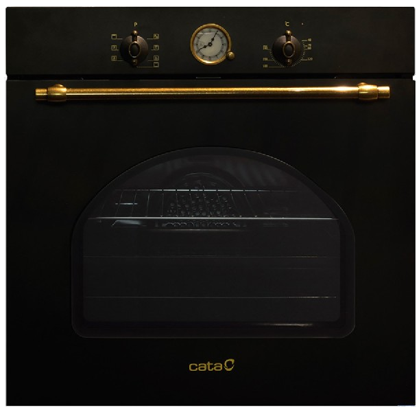 Horno - Cata MRA 7108 BK, Multifunción, Rústico, Analógico, 60 L, 8 funciones, Clase A, Negro