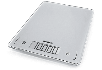 Balanza de cocina - Soehnle Page Comfort 300 Slim, 10Kg, Diseño ultraplano, LCD, Gris