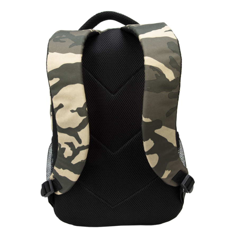 PACK MOCHILA-15/BOLSA/ESTUCHE/FIAMBRERA CAMUFLAJE