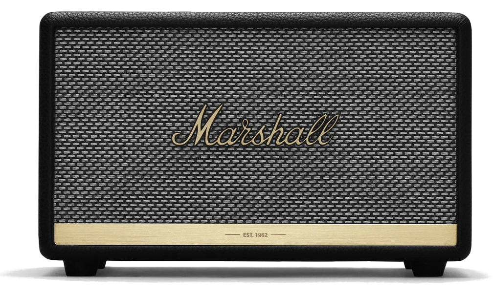 Altavoz inalámbrico - Marshall Acton II Black, 60 W, 98 dB, Bluetooth, Airplay, Negro