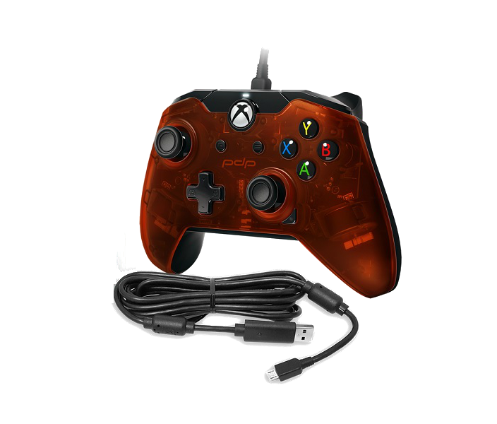 Mando - PDP para XBOXONE y PC, Cable extraíble, Naranja