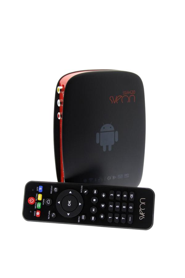 Android TV - Sveon SSL 4420, Procesador Quad Core, Android 4.4.2 KitKat, 8GB