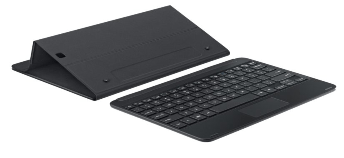 Funda con teclado para Galaxy Tab S2 9.7 - Samsung Book Key Cover, negro, stand, on/off automático