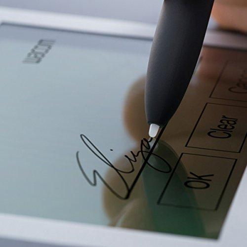 Tableta de firma - Wacom STU-430V, Pantalla LCD, 4.5", USB, Plateado