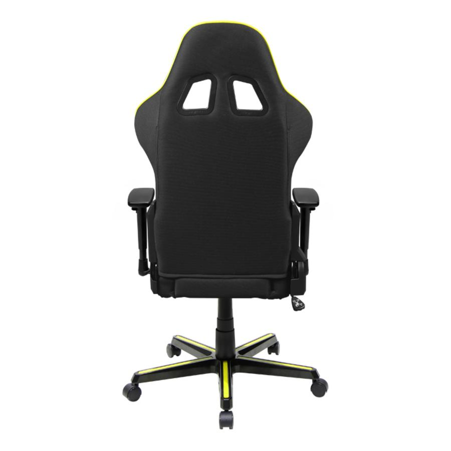Silla gaming - DXRacer OH/FH11/NY (Serie Formula), Cojines, Respaldo Inclinable, Negra y Amarillo