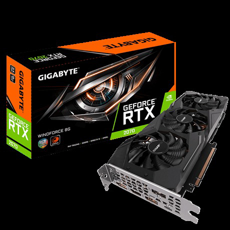GIGABYTE GeForce RTX™ 2070 Windforce 8GB (GV-N2070WF3-8GC) (NVIDIA, Grafikkarte)