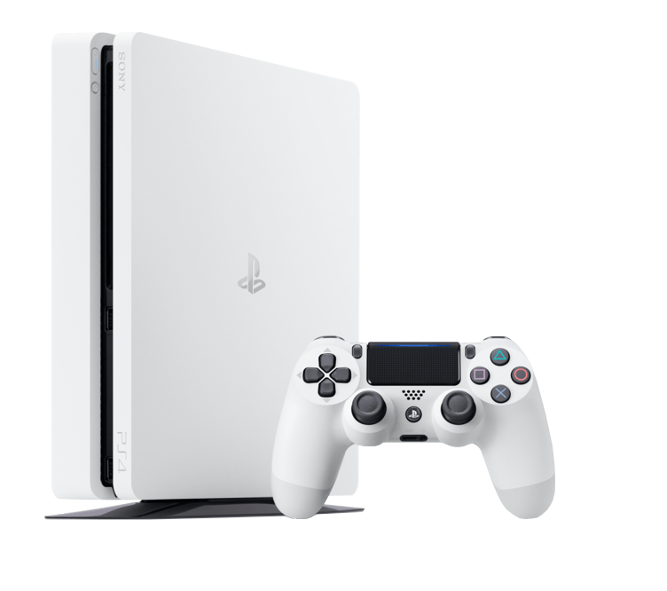 Consola - Sony - PS4 SLIM Blanca, 500Gb, DualShock 4
