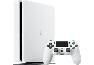 Consola - Sony - PS4 SLIM Blanca, 500Gb, DualShock 4