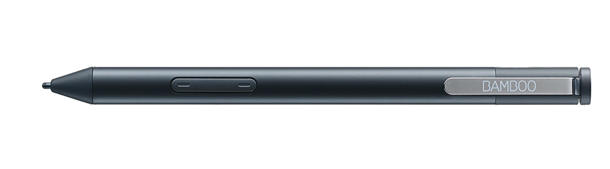 Stylus - Wacom CS-321 Bamboo Ink, 3 tipos de puntas, Negro