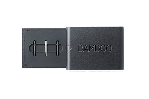 Stylus - Wacom CS-321 Bamboo Ink, 3 tipos de puntas, Negro