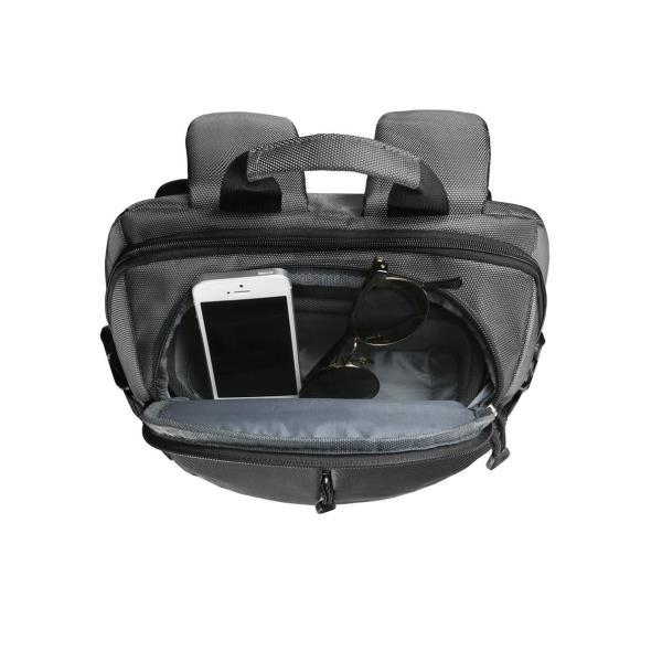 Mochila para portátil de 15.6" - e-Vitta Crossover, negra, de poliéster
