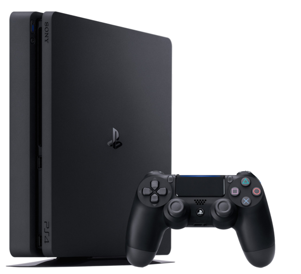 Consola - Sony PS4 Slim, Negra, 1TB, DualShock 4