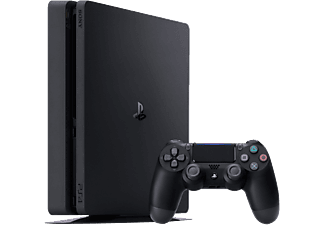 Consola - Sony PS4 Slim, Negra, 1TB, DualShock 4