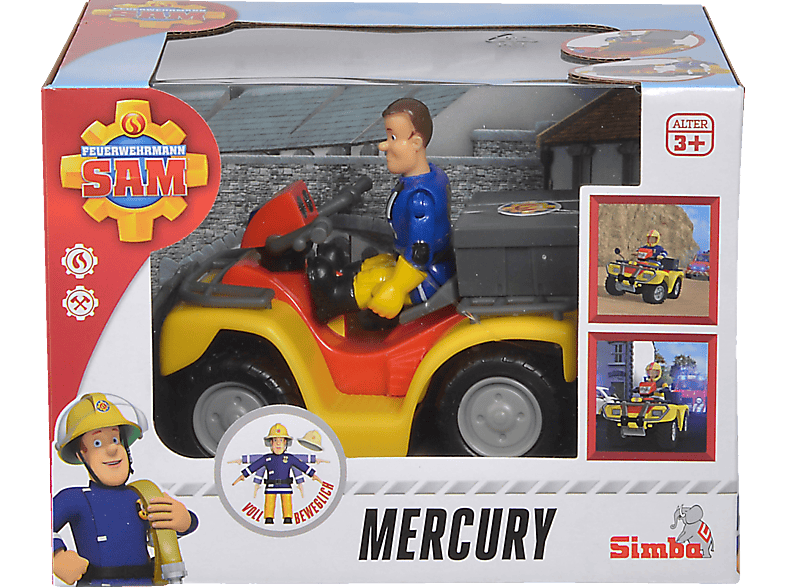 SIMBA TOYS Sam Mercury-Quad mit Figur Spielzeugquad Mehrfarbig