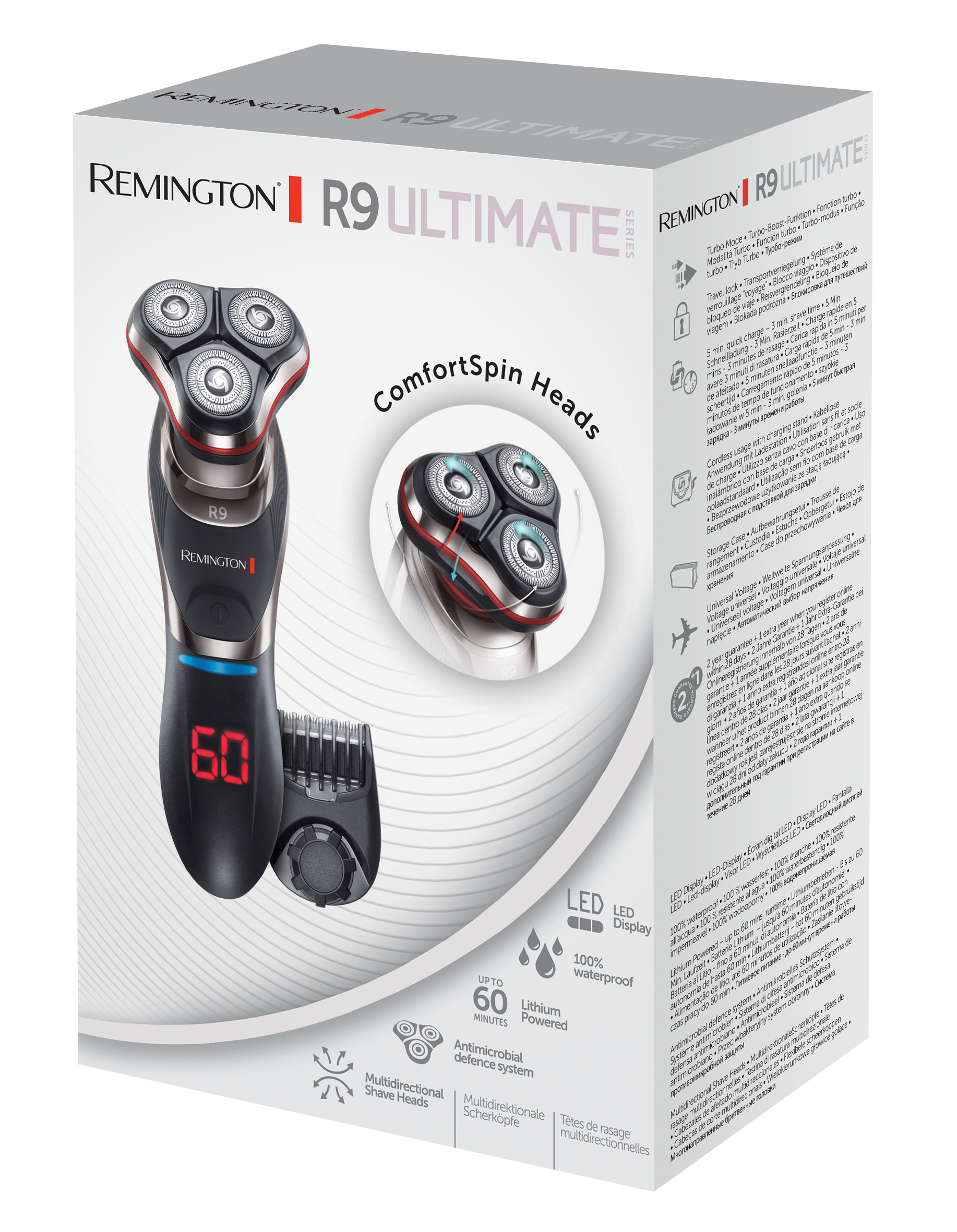 REMINGTON Ultimate series R9 XR1570 - Roterend scheerapparaat