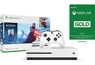 MICROSOFT Xbox One S 1TB Konsol Battlefıeld 5 + 3 Aylık Live