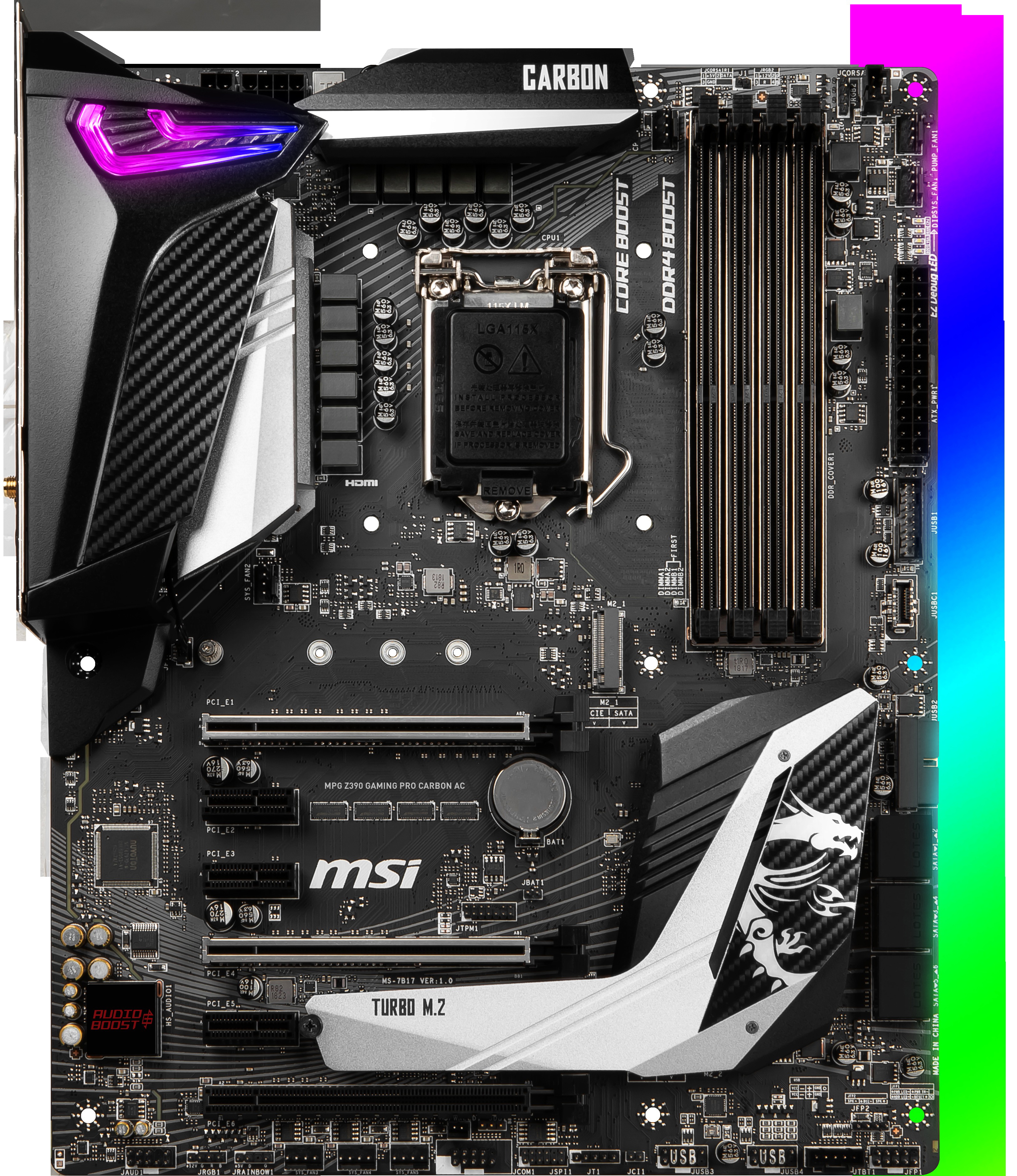 MSI MPG Z390 Gaming Pro Carbon AC Mainboard
