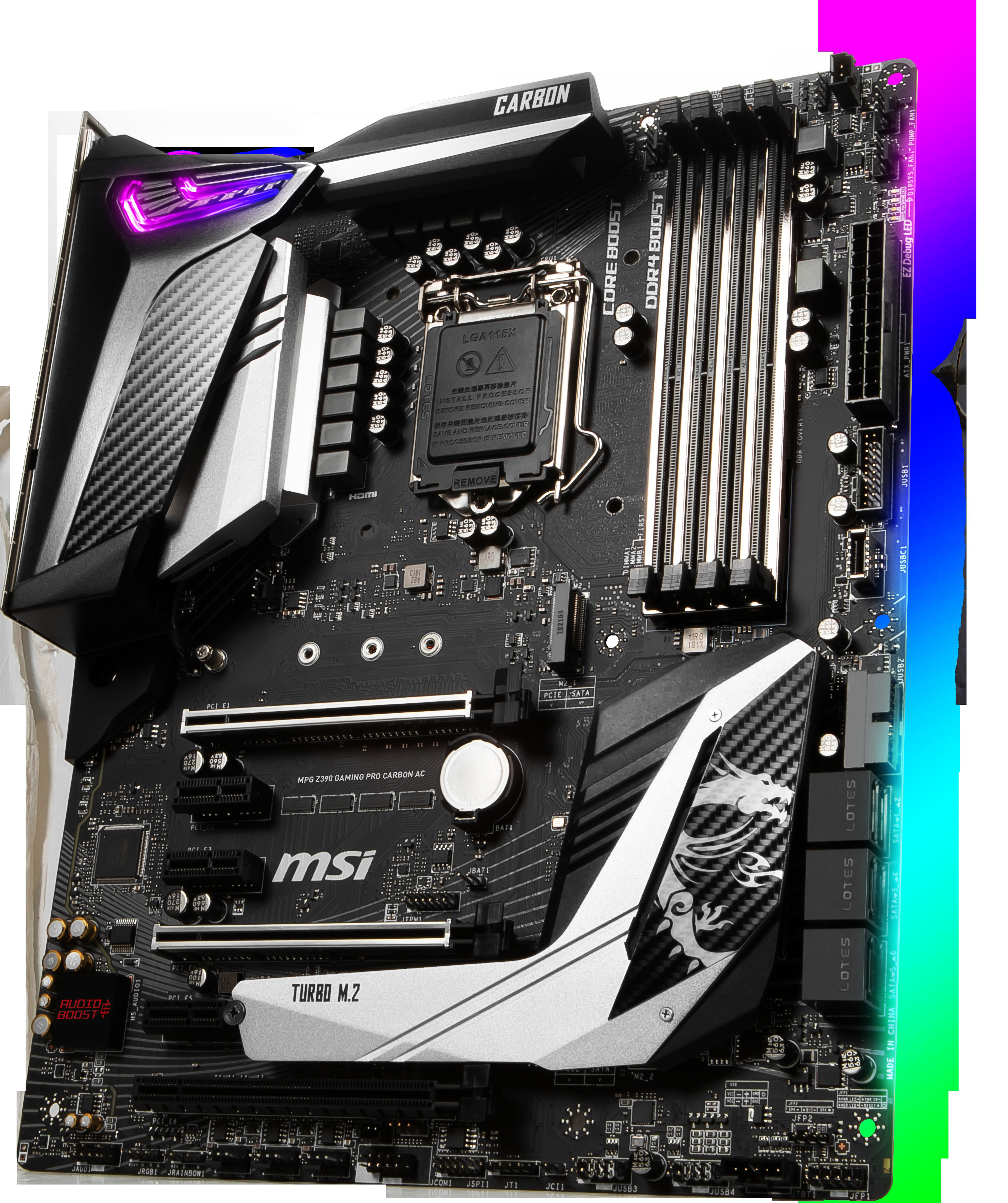 MSI MPG Z390 Gaming Pro Carbon AC Mainboard