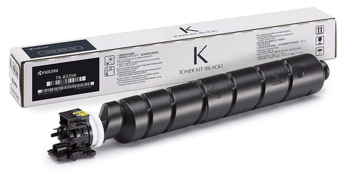 Tóner de láser - KYOCERA TK-8335K, 25000 páginas, negro