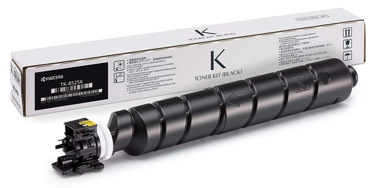 Tóner de láser - Kyocera TK-8525K, 30.000 páginas, negro