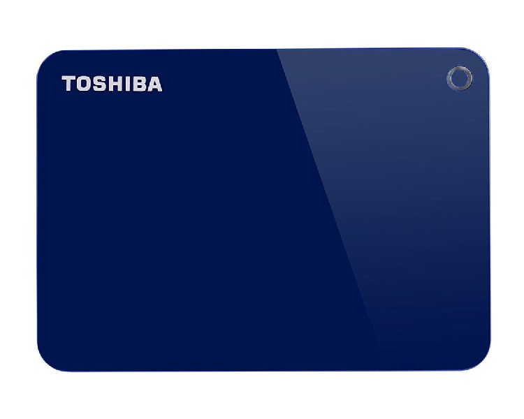 Disco duro 2 TB - Toshiba Canvio Advanced HDTC920EK3AA, Portátil, 2.5", USB 3.0, Azul