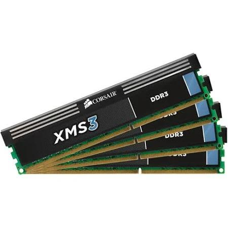 Memoria Ram Corsair XMS 16GB DDR3 1333MHz CMX16GX3M4A1333C9