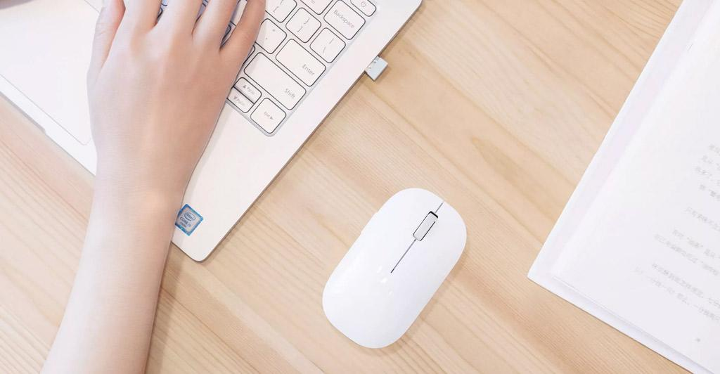 Ratón inalámbrico - Xiaomi Mi Wireless Mouse White, 1200 ppp, 4 botones, Blanco