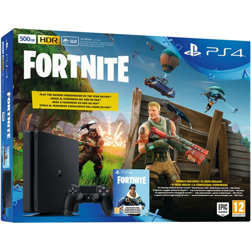 9735717 PS4 500 GB CHASSIS F + VOUCHER FORTNITE