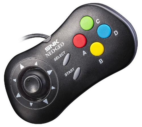 Gamepad - NEO GEO Mini myArcade, Mando con cable, Negro