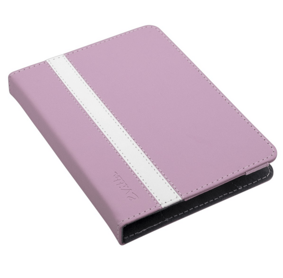 Funda eBook - E-vitta Booklet, Interior aterciopelado, Bolsillo, 6 pulgadas, Rosa