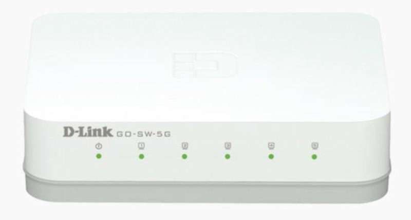 Switch - D-link GO-SW-5G, 5 puertos, Gigabit