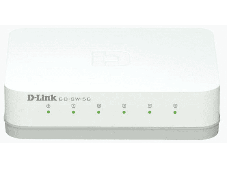 D-Link GO-SW-5G Mini Switch Gigabit 5 ports Ethernet Blanc 
