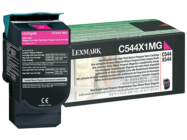 Lexmark | Rendimiento extra alto - magenta - original - cartucho de tóner LCCP