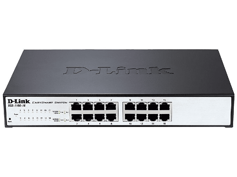 D-Link EasySmart Switch DGS-1100-16 | Conmutador - Gestionado - 16 x 10/100/1000 - sobremesa