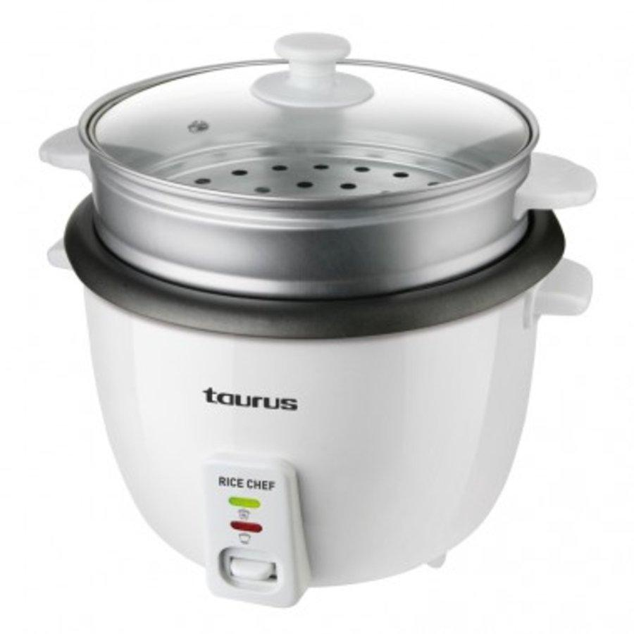 Arrocera - Taurus Rice Chef, 700W, Capacidad de 1,8L, 6-7 Raciones, Cocción y Mantenimiento del calor