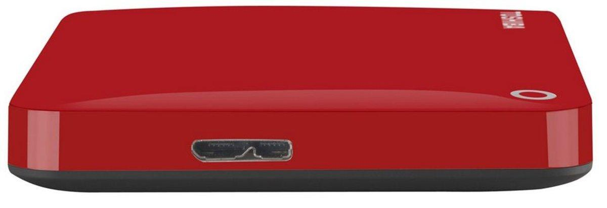 Disco duro de 2TB - Toshiba Canvio Connect II, 2,5 pulgadas, USB 3.0, acceso remoto, rojo
