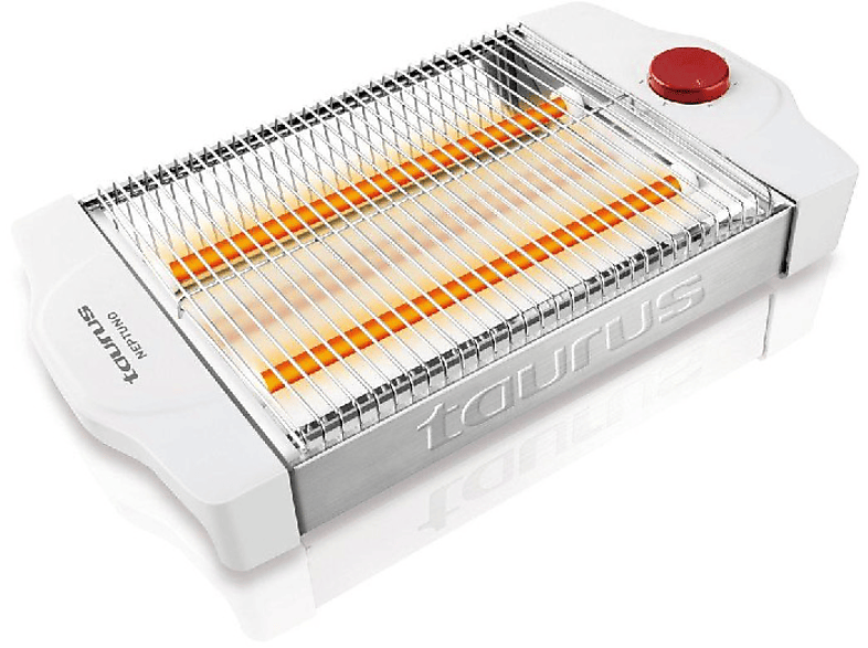 Tostadora - Taurus, Neptuno, Potencia 600W, Multiusos, Resistencia de cuarzo, Acero Inoxidable