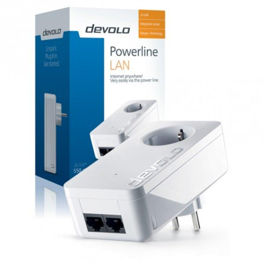 Adaptador LAN - Devolo 9490 dLAN 550 Duo+, 500Mbps