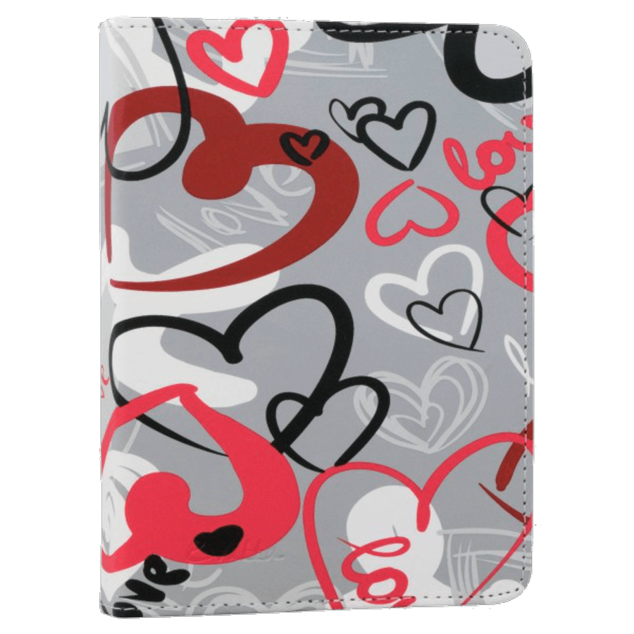 Funda eBook - Evitta Booklet Crazy Hearts, 6 pulgadas, Multicolor