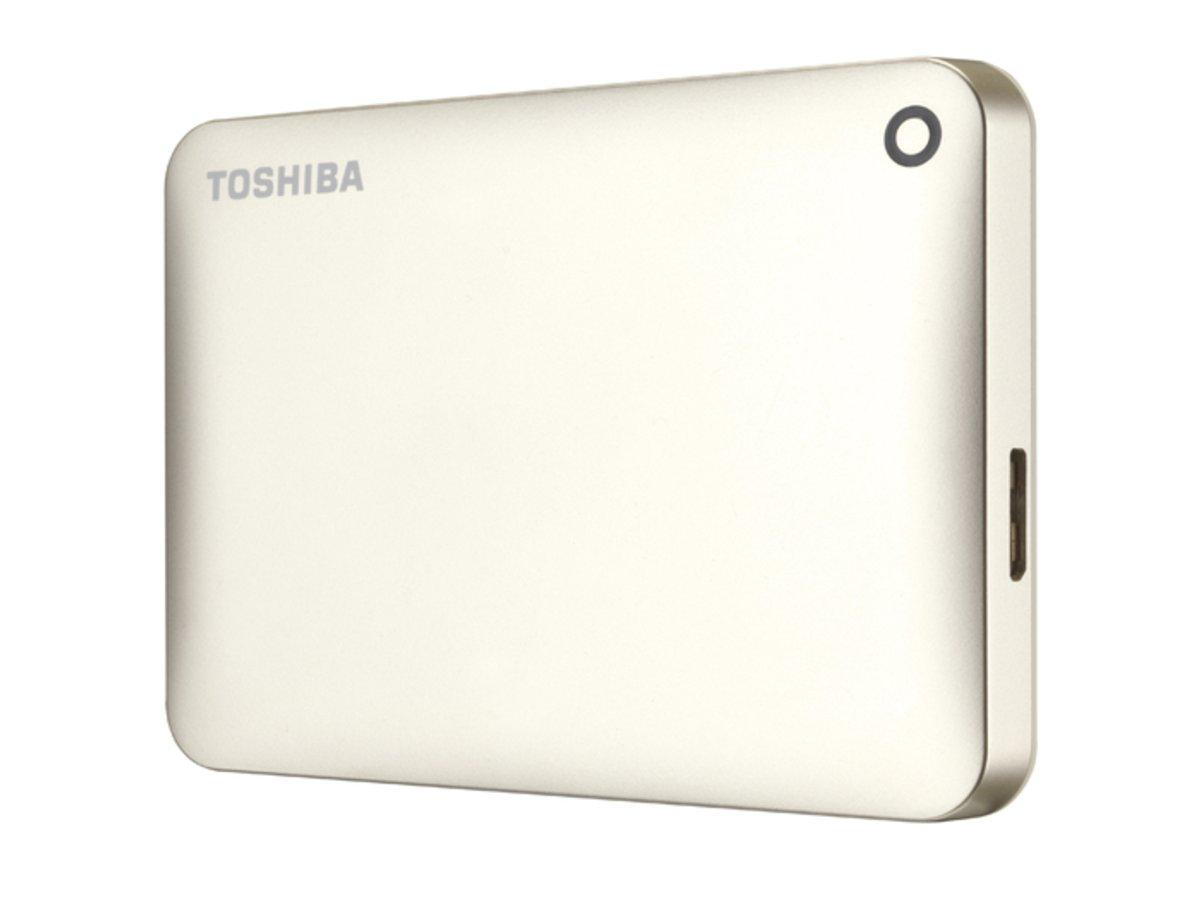 Disco duro de 3 TB - Toshiba Canvio Connect II de 2,5 pulgadas, color dorado