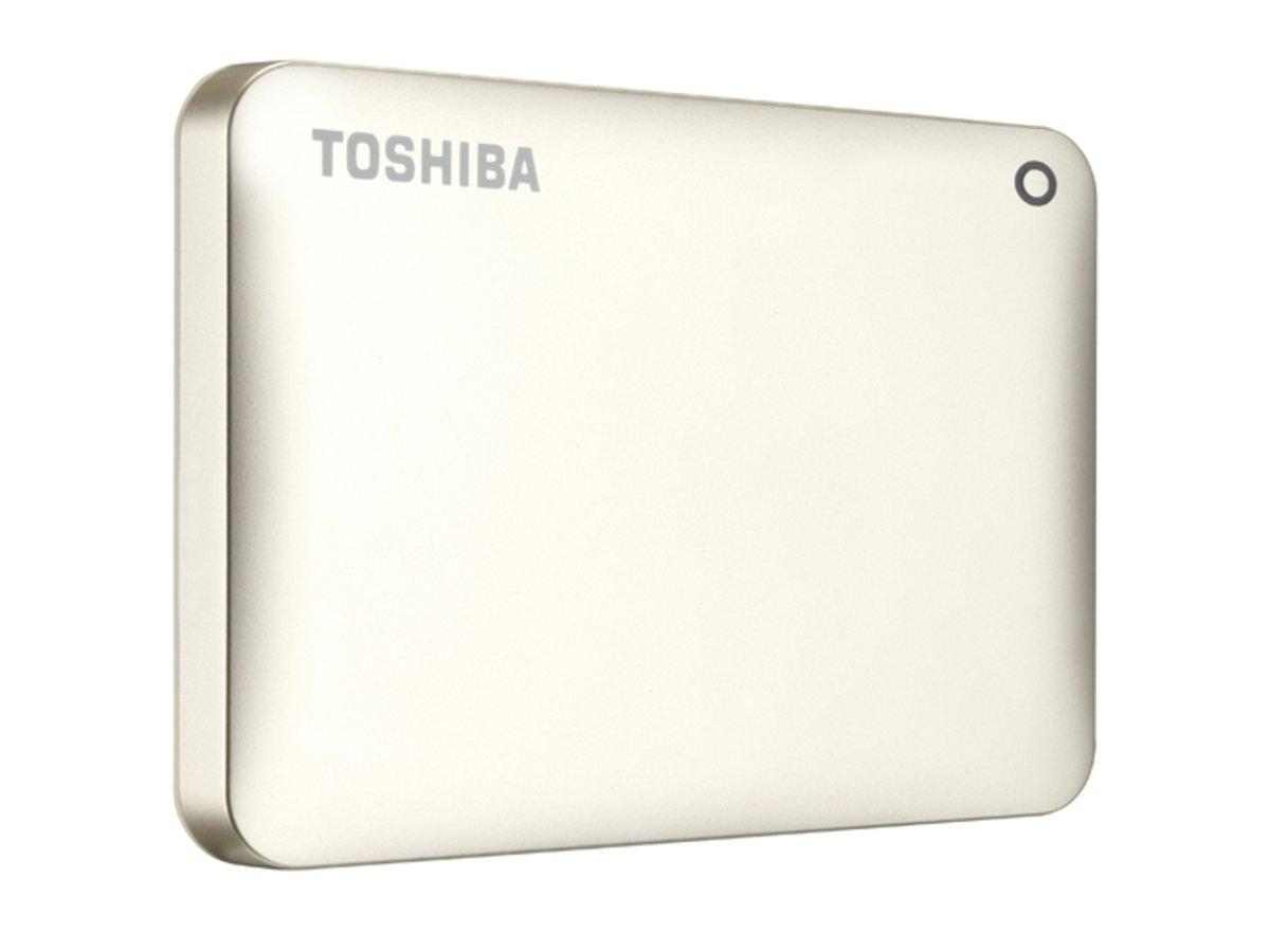 Disco duro de 3 TB - Toshiba Canvio Connect II de 2,5 pulgadas, color dorado