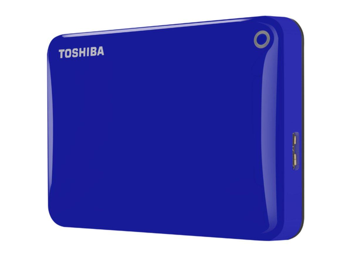 Disco duro de 3 Tb - Toshiba Canvio Connect II de 2,5 pulgadas, color azul