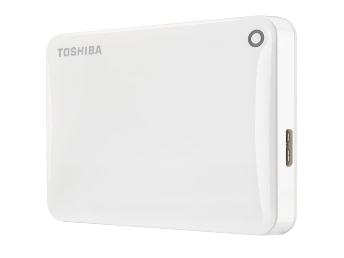 Disco duro de 3 Tb - Toshiba Canvio Connect II de 2,5 pulgadas, color blanco
