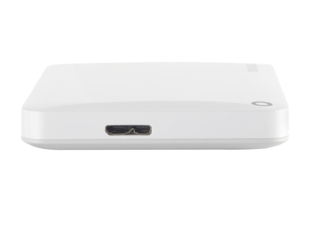 Disco duro de 3 Tb - Toshiba Canvio Connect II de 2,5 pulgadas, color blanco
