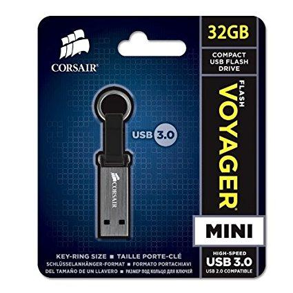Pendrive de 32GB - Corsair Flash Voyager Mini, USB 3.0