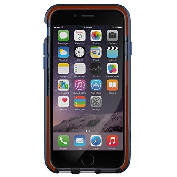 Funda bumper para Apple iPhone 6 - Tech 21 Classic Trio Band, azul