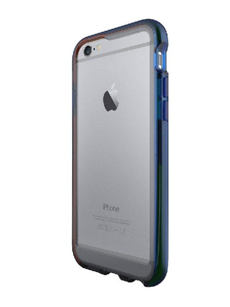 Funda bumper para Apple iPhone 6 - Tech 21 Classic Trio Band, azul